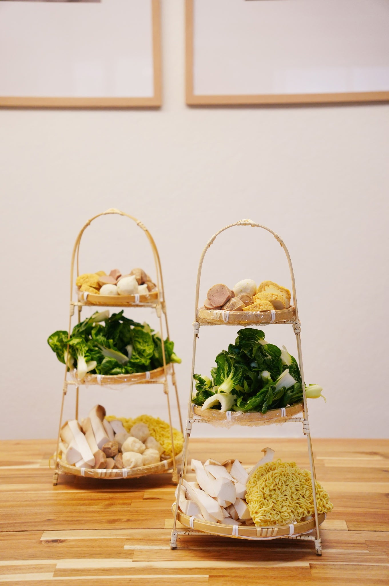 Sustainable Bamboo Woven Basket (Set of 2)