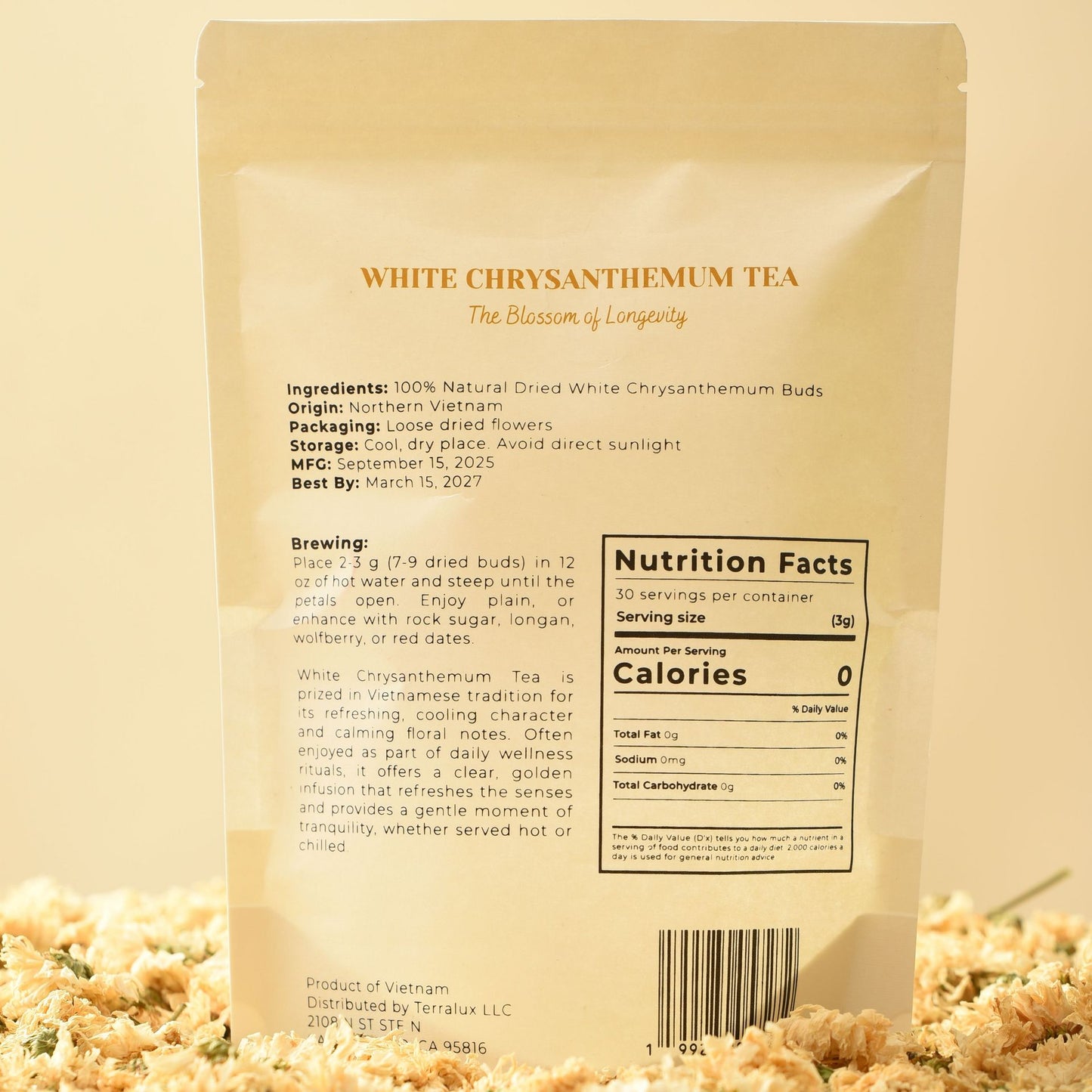 White Chrysanthemum Herbal Tea