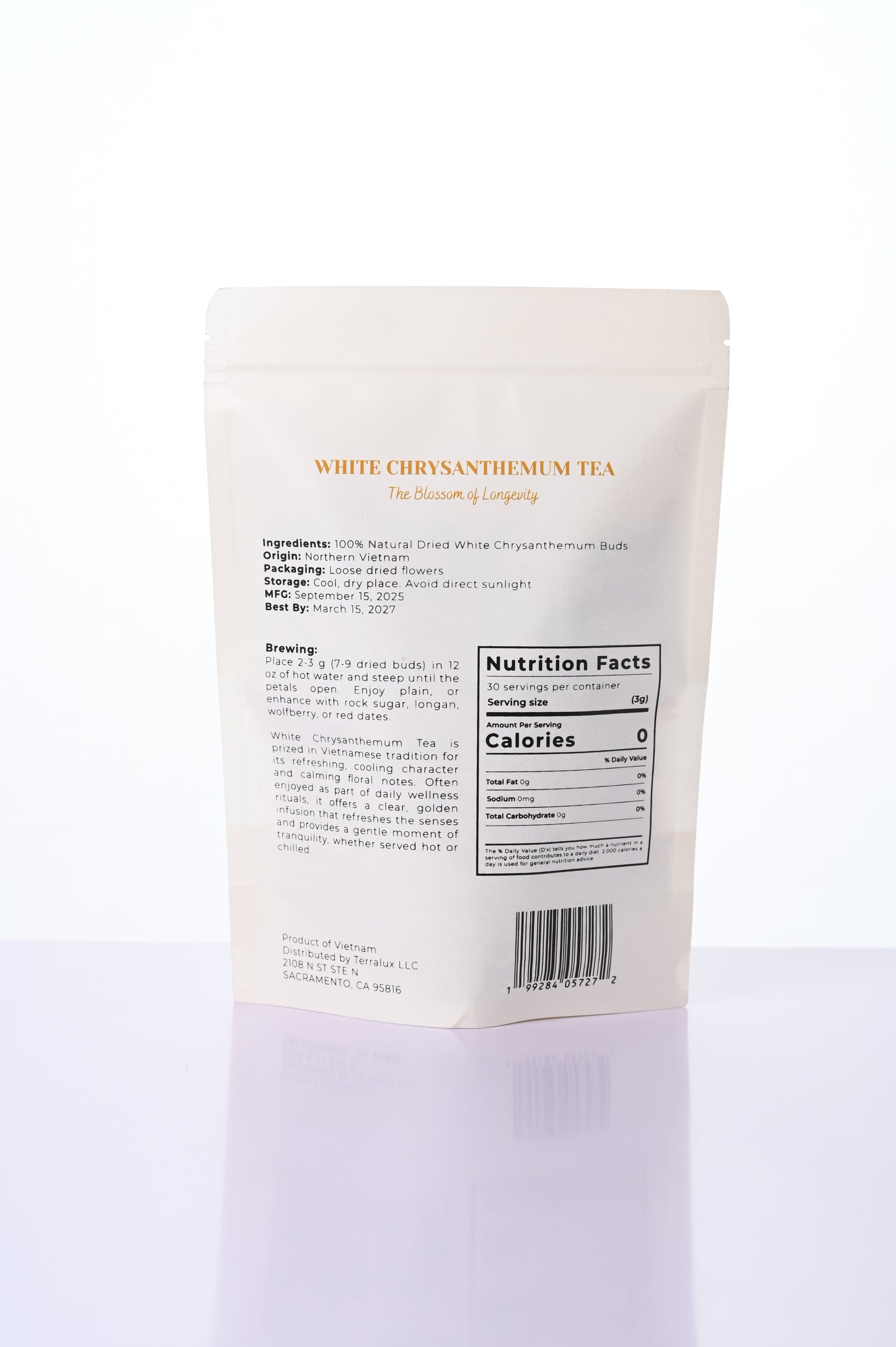 White Chrysanthemum Herbal Tea