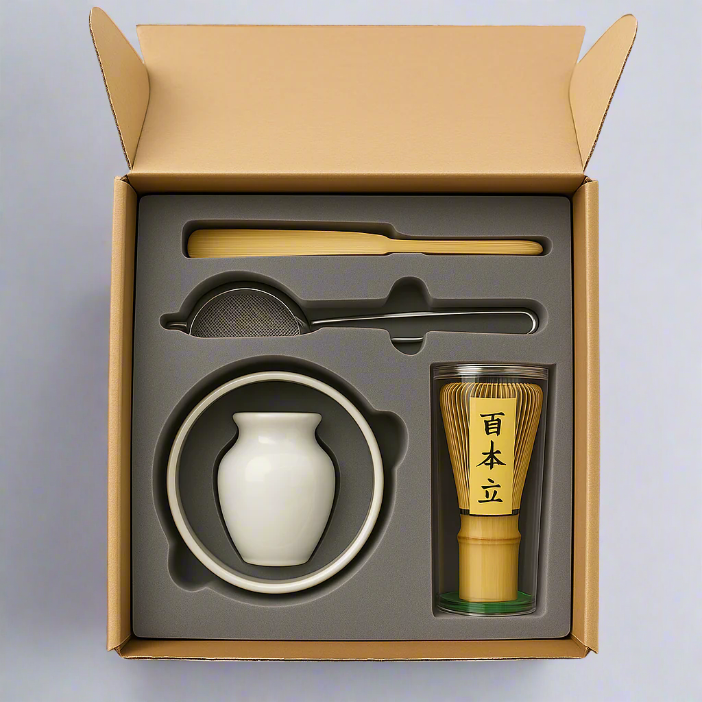 6-Piece Japanese Matcha Ceremony Gift Set