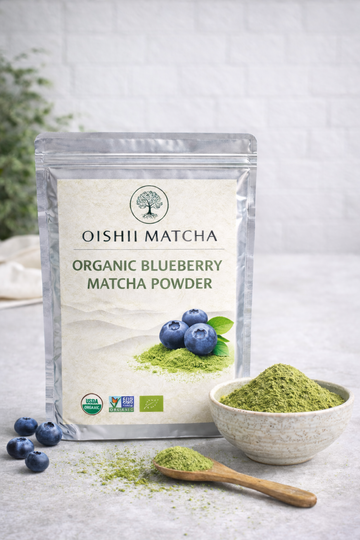Organic Blueberry Matcha Powder