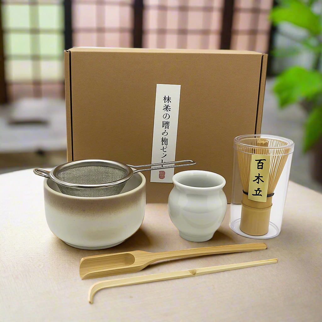 6-Piece Japanese Matcha Ceremony Gift Set